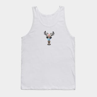 Cute Baby Moose Nurse Tank Top